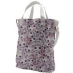 Sweet Kawaii Kitty Pattern (ai) Bk Canvas Messenger Bag