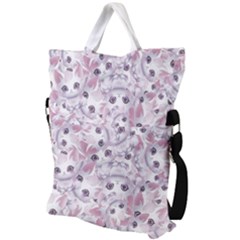 Fold Over Handle Tote Bag 