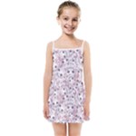 Sweet Kawaii Kitty Pattern (ai) Bk Kids  Summer Sun Dress