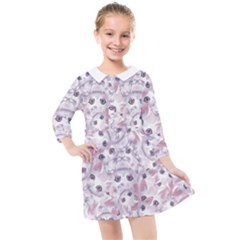 Kids  Quarter Sleeve Shirt Dress 