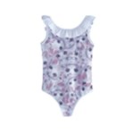 Sweet Kawaii Kitty Pattern (ai) Bk Kids  Frill Swimsuit