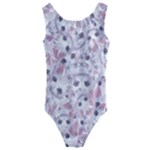 Sweet Kawaii Kitty Pattern (ai) Bk Kids  Cut-Out Back One Piece Swimsuit