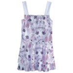 Sweet Kawaii Kitty Pattern (ai) Bk Kids  Layered Skirt Swimsuit