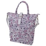 Sweet Kawaii Kitty Pattern (ai) Bk Buckle Top Tote Bag