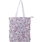 Sweet Kawaii Kitty Pattern (ai) Bk Double Zip Up Tote Bag