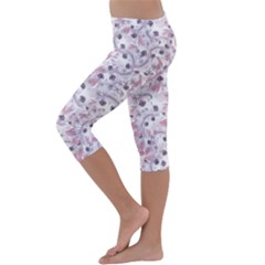 Kids  Lightweight Velour Capri Leggings  