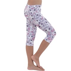 Kids  Lightweight Velour Capri Leggings  