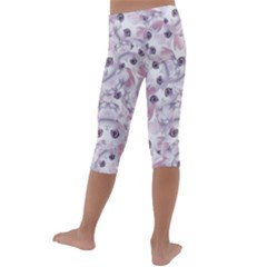 Kids  Lightweight Velour Capri Leggings  