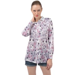 Long Sleeve Satin Shirt 