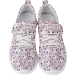 Sweet Kawaii Kitty Pattern (ai) Bk Men s Velcro Strap Shoes