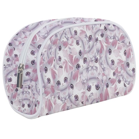 Sweet Kawaii Kitty Pattern (ai) Bk Make Up Case (Medium) from ArtsNow.com