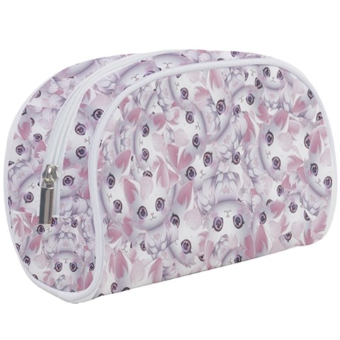 Sweet Kawaii Kitty Pattern (ai) Bk Make Up Case (Large) from ArtsNow.com