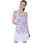 Sweet Kawaii Kitty Pattern (ai) Bk Racer Back Mesh Tank Top