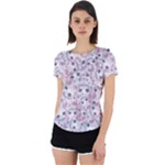 Sweet Kawaii Kitty Pattern (ai) Bk Back Cut Out Sport T-Shirt