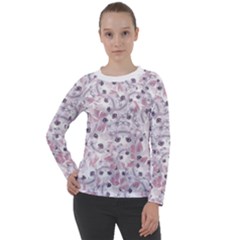 Sweet Kawaii Kitty Pattern (ai) Bk Women s Long Sleeve Raglan T