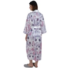 Maxi Satin Kimono 