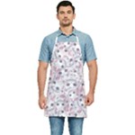 Sweet Kawaii Kitty Pattern (ai) Bk Kitchen Apron