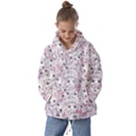 Sweet Kawaii Kitty Pattern (ai) Bk Kids  Oversized Hoodie