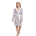 Kids  Long Sleeve Velvet Lounge Robe 