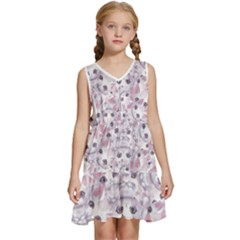 Kids  Sleeveless Tiered Mini Dress 