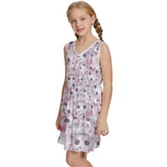 Kids  Sleeveless Tiered Mini Dress 