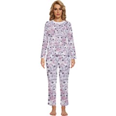 Womens  Long Sleeve Lightweight Pajamas Set 