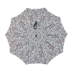 Sweet Kawaii Kitty Pattern (ai) Bk Automatic Folding Umbrella with Case (Large) from ArtsNow.com