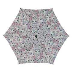 Sweet Kawaii Kitty Pattern (ai) Bk Automatic Folding Umbrella with Case (Small) from ArtsNow.com