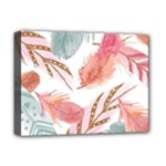 Feathers, Boho, Cute, Feather, Pastel Deluxe Canvas 16  x 12  (Stretched) 