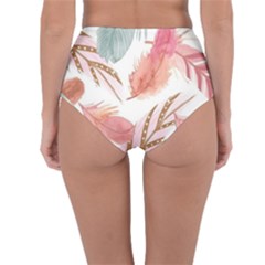 Reversible High-Waist Bikini Bottoms 