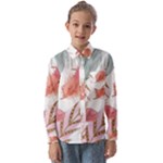 Feathers, Boho, Cute, Feather, Pastel Kids  Long Sleeve Shirt