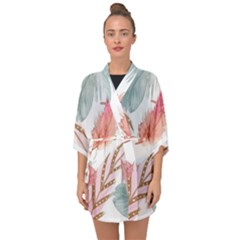 Half Sleeve Chiffon Kimono 