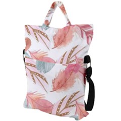 Fold Over Handle Tote Bag 