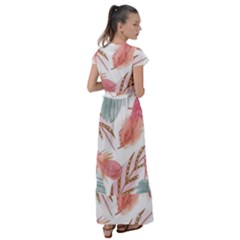 Flutter Sleeve Maxi Dress 