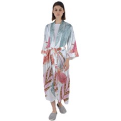 Maxi Satin Kimono 