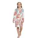 Kids  Long Sleeve Velvet Lounge Robe 