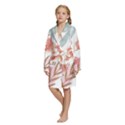 Kids  Long Sleeve Velvet Lounge Robe 