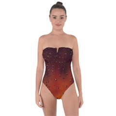 Tie Back One Piece Swimsuit 