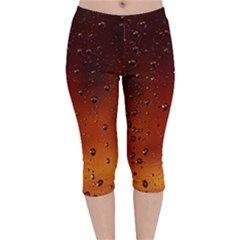 Velvet Capri Leggings  