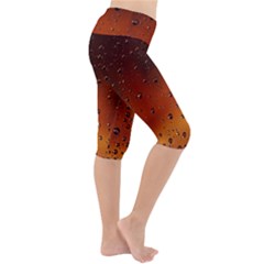 Lightweight Velour Cropped Yoga Leggings 