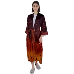 Maxi Satin Kimono 