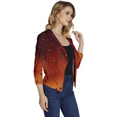 Women s Casual 3/4 Sleeve Spring Jacket 