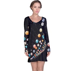 Long Sleeve Nightdress 