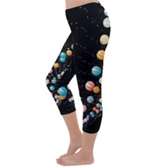 Capri Winter Leggings  Back