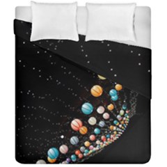 Ballons Night Party Duvet Cover Double Side (California King Size) from ArtsNow.com