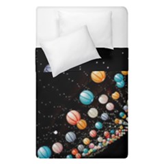 Ballons Night Party Duvet Cover Double Side (Single Size) from ArtsNow.com