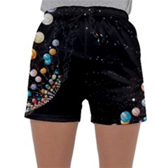 Women s Satin Sleepwear Shorts 