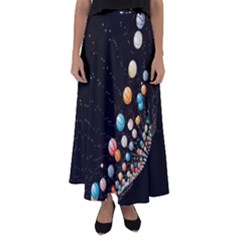 Flared Maxi Skirt 