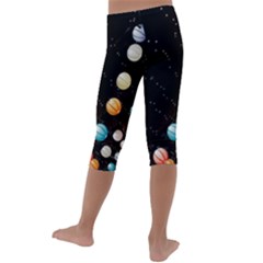 Kids  Lightweight Velour Capri Leggings  