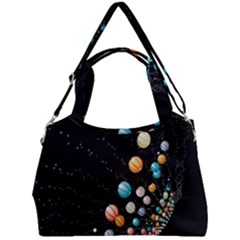 Double Compartment Shoulder Bag 